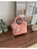 Bolsa Transversal de Ombro Único, Bolsa de Mão de Luxo Nicho Coreano, Bolsa Tote Pequena, Bolsa Saco Exquisita e Fashion para o Dia a Dia