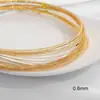 Alambre Dorado Suave, Cobre Conserva el Color Chapado en Oro Real de 18K, Alambre Liso, Alambre Trenzado, Alambre para Enrollar, Alambre para Modelar, Materiales de Accesorios para Manualidades de Joyería