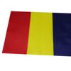 Não. 8 Bandeira romena 14 * 21 cm poliéster bandeira fábrica Roménia mão bandeira spot atacado com Rod