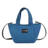 Bolsa Saco Infantil Nova de Camurça Outono/Inverno 2025 Grande Capacidade Moda Coreana Bolsa de Ombro Bolsa de Tecido Infantil de Veludo
