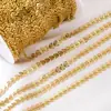 Corrente DIY Preserva Cor Aço Inoxidável Folha Corrente Solta Pulseira Avião Oco Folha de Salgueiro Corrente Acessórios de Joias Atacado