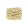 Cadena de perlas ABS de Gipsófila de 8+3 mm, hilo de pescar de plástico, cadena de cuentas, decoración navideña para ramo de boda DIY