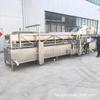 Máquina automática de cozimento a vapor e escaldamento de feijão, milho, máquina de cozimento a vapor e escaldamento de carne, garra de frango, máquina de escaldamento de asas de frango