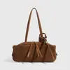 Diseño de Nicho Bolsa tipo Boston para Bowling para Mujer Estilo Nuevo Bolso de Axila Gran Capacidad Moda para Viajes Diarios Bolso de Hombro
