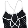 Amazon Comercio Exterior Transfronterizo Conjunto de Yoga de una Pieza para Mujer, Mono con Espalda Descubierta de Tirantes y Lunares, Pantalones Largos Ajustados, Ropa Deportiva para Fitness
