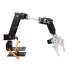 Braço Robótico de Seis Graus de Liberdade Robô Ensinando Braço Mecânico Garra Mecânica de Metal Ensinando DIY Mg996R