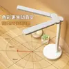 Luminária de mesa para proteção ocular, adequada para estudar, usada em dormitórios universitários, recarregável, para mesa de cabeceira do quarto, lição de casa infantil, leitura na mesa