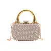 Mini Bolso Pequeño de Acrílico 2026 Nuevo Bolso de Noche con Pedrería Europeo y Americano Bolso Caja con Cadena Cruzado de Hombro para Mujer