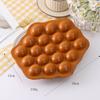 Modelo de Waffle de Ovo de PU Simulado, Lanche Clássico Estilo Hong Kong, Waffle, Sorvete, Adereços e Decorações para Fotografia de Alimentos