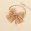 Estilo Tweed Encaje Retro Diadema para el Cabello Infantil Lazo de Tela Accesorios para el Cabello de Bebé Fontanela Diadema Versátil para Bebé