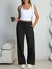 Pantalones de chándal holgados de pierna ancha para mujer de tallas grandes más vendidos con forro polar y cordón en Amazon y Temu en Europa y América