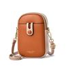 Bolsa feminina de contraste de alta aparência, estilo coreano, cor doce fresca, combinando cores, bolsa de ombro simples, bolsa de telefone crossbody