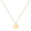 Collar Colgante de 26 Letras Ronda Transfronteriza, Diseño de Nicho, Cadena para Clavícula Moda y Versátil para Mujer