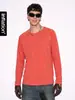 Camiseta deportiva de manga larga con bloques de color para hombre Jie Zhan, nueva colección de otoño, absorbe la humedad y se seca rápidamente, adecuada para actividades al aire libre, unisex