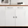 Huabao Estilo Europeo Blanco Marfil Moderno Minimalista Tirador de Cajón para Armario Armario Mueble