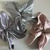 Pañuelo Cuadrado de Satén Sedoso Hecho a Medida Estilo Coreano para Atar el Cabello con un Toque de Lujo, Elegante Diadema para Peinados de Moño con Acabado Brillante