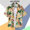 Camisa de Manga Corta Estampada Hawaiana para Hombre Verano Viajes Vacaciones en la Costa Playa Camisa de Hombre Holgada Fantasía Top