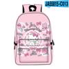 Mochila Nueva para Gato Transfronteriza 3D Gran Capacidad Mochila Totalmente Estampada Gato Hello Kitty