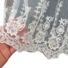 Falda de Malla de Encaje Estilo Ballet para Mujer Primavera Falda Reductora de Edad Atmósfera Encaje Apilado con Cordones Cortina de Culo talla única Spandex