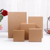 Papel de Embalaje Marrón Caja de Regalo Grande Caja de Regalo Negra Tapa Cielo y Tierra Caja de Regalo Caja Rectangular Sello Cosmético