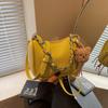 Bolsas Femininas Transfronteiriças 2026 Nova Moda Tendência High-End Casual Versátil Simples Ombro Transversal Pequena Quadrada