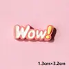 Nuevo Set Rosa de Fresa Accesorios de Resina DIY Accesorios para el Cabello Pinzas para el Cabello Llaveros Amuletos para Zapatos Materiales para Colgantes