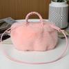 2023 bolso peludo bolso de invierno bandolera nube bolso de hombro pequeño japonés bolso de invierno para mujer otoño e invierno bolso pequeño plisado