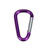Los fabricantes suministran Mosquetón de escalada tipo D de colgado rápido No. 4 hebillas colgantes para mochila de aleación de aluminio Suministro de fabricantes de Ninghai