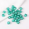 Cuentas Cuadradas Facetadas Transparentes de Colores Acrílicas de 7/8mm, Cuentas Poligonales Romboides, Accesorios para Joyería DIY
