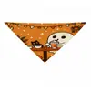 Pañuelo para mascotas transfronterizo estilo calabaza de Navidad Halloween accesorio para perro bufanda triangular lindo y adorable bufanda para el cuello de gato