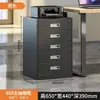 Mesita de noche, gabinete de acero, gabinete bajo para la oficina, gabinete de almacenamiento con cajones, gabinete pequeño para debajo del escritorio, gabinete multifuncional, gabinete metálico con cerradura