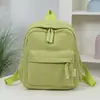 Mochila de Pana Nueva para Estudiantes Universitarios 2026 para Mujer, Mochila Pequeña Estilo Coreano Harajuku Estilo Academia, Bolso de Doble Hombro Simple y Versátil