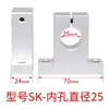 Eixo Óptico Vertical Assento Fixo Deslizador de Movimento Linear Suporte de Haste Óptica Suporte de Rolamento de Flange Assento de Suporte com Grampo Tipo T Sk