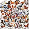 Estilo Novo Transfronteiriço 56 Adesivos de Cavalo Criativos Tendência Esportes Equestres Texto Inspirador Sucesso Instantâneo Adesivos do Ano do Cavalo