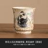 Azul Fábrica e Branco Vermelho Pedernal Caneca de Chá Grande Pintada à Mão Panda Crisântemo Azul e Branco Caneca Alta Caneca Mestra de Alto Padrão Caneca de Chá