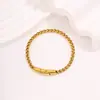 Pulsera de acero de titanio para hombre, tendencia de moda nicho de lujo ligero, cadena de hueso de dragón que no se decolora, pulsera simple de acero inoxidable hip-hop