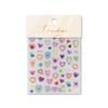 Bonito Jelly Love Sticker Cor Candy Color Dopamine Beauty Girl com Diamante Nail Art Sticker