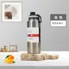 Termo de Acero Inoxidable 304, Taza Portátil para Coche, Botella Deportiva para Montañismo al Aire Libre, Botella Espacial de Viaje, Gran Capacidad