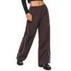 Amazon ebay comercio exterior europeo y americano 2024 nueva personalidad a ambos lados del cordón de ajuste ocio cintura elástica multicolor pantalones largos