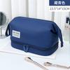 Bolsa de Cosméticos Personalizada Nueva de Doble Capa Gran Capacidad Bolso Satchel Ins para Mujer Almacenamiento Rojo Satchel Artículos de Aseo Venta al por Mayor
