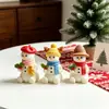 Molde de Silicona para Vela Aromática de Muñeco de Nieve Estéreo 3D, Molde de Yeso para Muñeco de Nieve con Capucha, Jengibre Navideño, Acebo