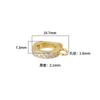 Hebilla de Circonita de Plata Esterlina S925 Hebilla de Colgante de Cristal Hebilla de Colgante de Jade Hebilla de Ágata de Jade Hebilla de Collar de Perlas Accesorios DIY