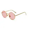 Gafas de Sol Redondas Polarizadas para Hombres y Mujeres Gafas de Sol Retro Marco de Metal para Hombres y Mujeres Gafas para Conducir UV400