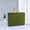 Bolsa Tote de TNT com Logo Impresso, Sacola Tridimensional para Compras de Roupas, Bolsa de TNT para Embalagem, Grande Capacidade para Roupas