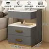 2026 Mesa de noche inteligente para dormitorio, hogar, carga inalámbrica, cerradura de huellas dactilares, gabinete de noche con almacenamiento, cerradura de contraseña