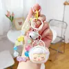 Cadena Creativa para Bolso Taza Colgante Cuentas de Colores Conejo Fantasía Acrílico Arena Movediza Aceite Muñeca Colgante Pequeño Creativo Niña Regalo Pequeño