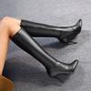 Botas Femininas de Salto Alto Apontadas Stiletto Outono Inverno Europeias e Americanas Novas Botas de Cano Alto Comércio Exterior Tamanho Grande Aliexpress Amazon Dropshipping
