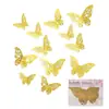 Venda Quente Amazon Transfronteiriça Conjunto Coroa Borboleta Decoração de Bolo Florido Coroa de Liga Joias Infantis Ornamentos
