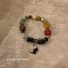Pulseira Cerâmica de Liga Nova Pulseira Estilo Chinês Contas Feitas à Mão Combinação Total Étnica Moda Acessórios de Nicho Diários
