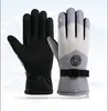 Luvas para Outono e Inverno 2025, Estilo Novo, Forradas com Lã e Espessadas, para Andar de Bicicleta Elétrica, à Prova de Frio, à Prova de Vento e Quentes, Adequadas para Homens e Mulheres
